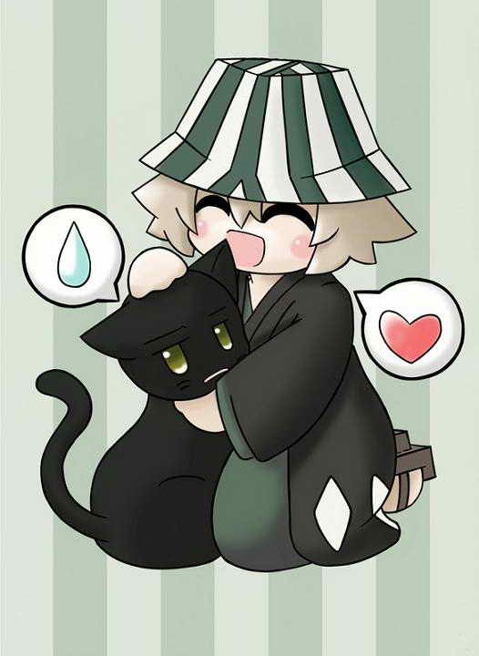 Kisuke A Yoruichi chibi Kisuke A Yoruichi chibi